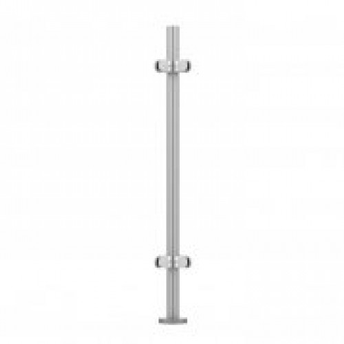 42.4mm Round 90* Corner Post - 1000mm